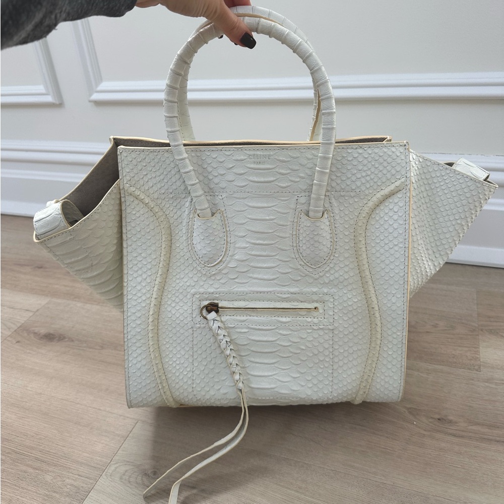 CÉLINE Phantom Ivory Handbag Snakeskin (RARE + Discontinued)